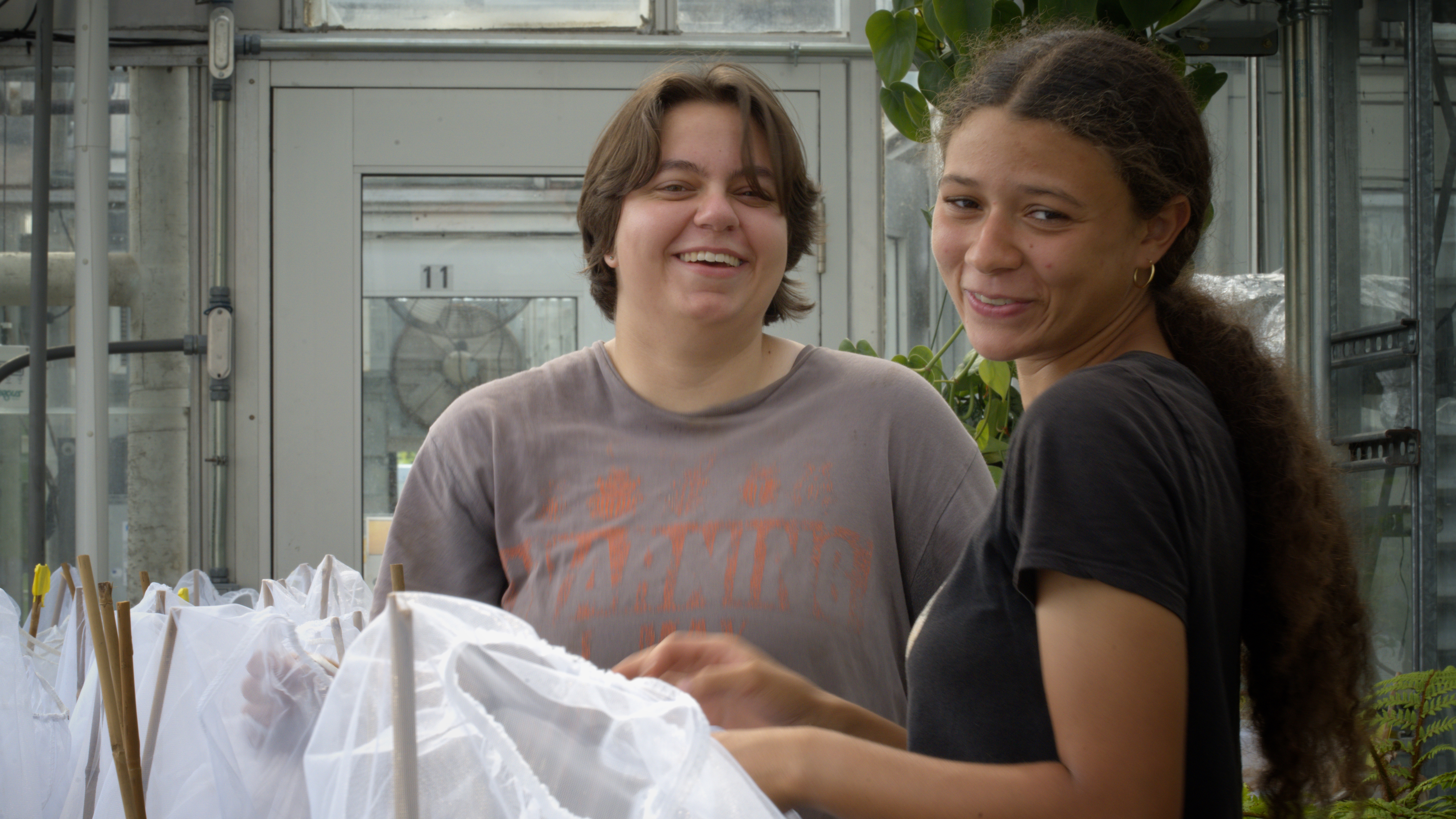 Erica Hoover & Kit Eller | Monitoring our Greenhouse experiment — Spring 2024